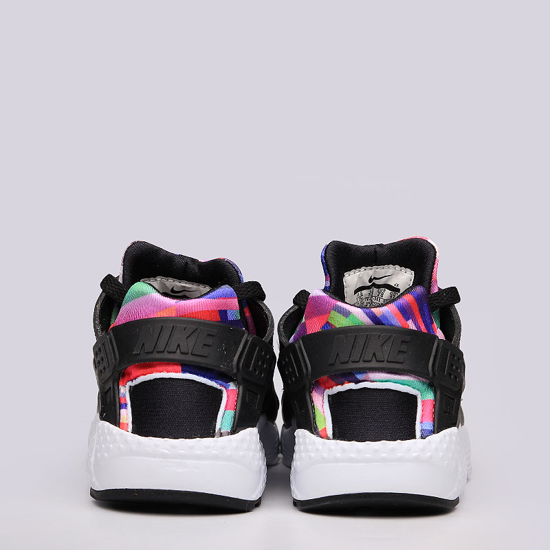 детские черные кроссовки Nike Huarache Run Print PS 704947-003 - цена, описание, фото 6